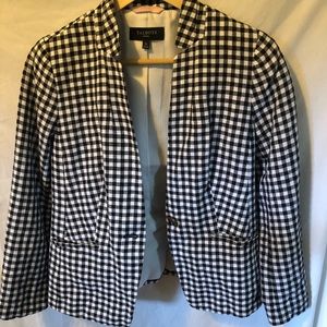 TALBOTS Petite Picnic Table Blazer, vintage inspired. S 4
